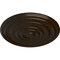 Ekena Millwork Carton Ceiling Medallion (For Canopies up to 3 3/4"), Hand-Painted Bronze, 17 3/4"OD x 1 3/8"P CM18CABZS - alternate 2